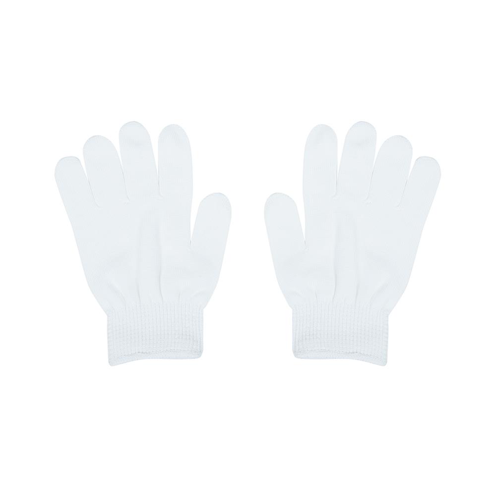 ถุงมือไนลอน FITT สีขาว