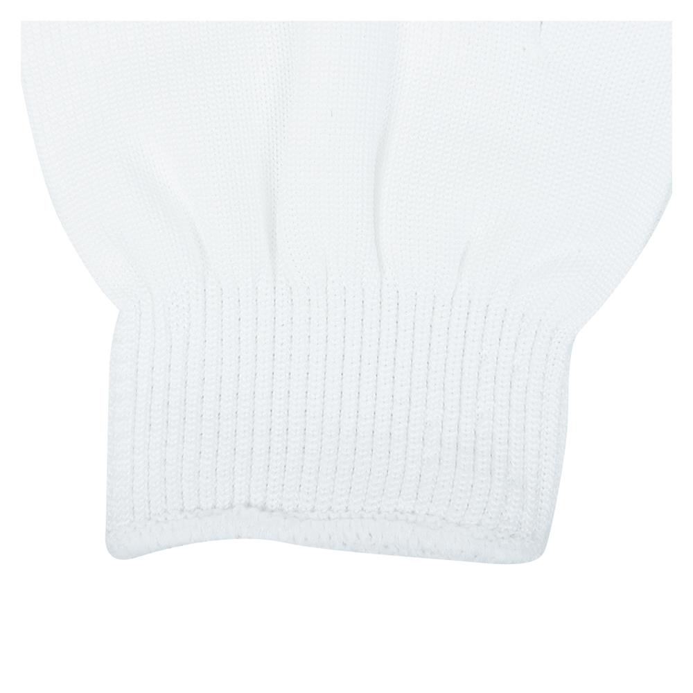 ถุงมือไนลอน FITT สีขาว