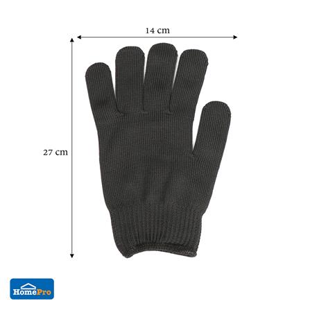 ถุงมือไนลอน FITT สีดำ_2