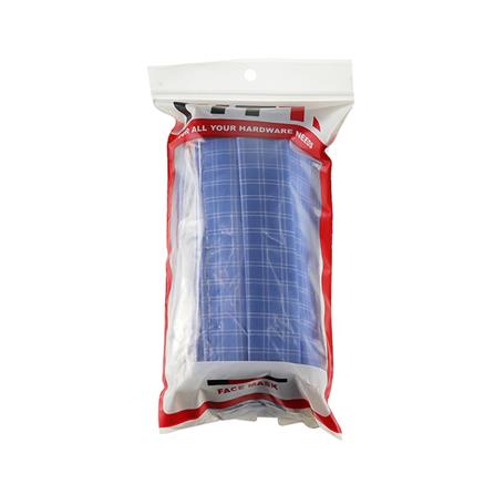 หน้ากากผ้า ซับใน FITT ลายสก็อต 12 ชิ้น_2