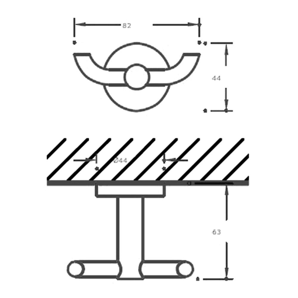 ขอแขวนผ้า AMERICAN STANDARD K-2801-41-N สีโครม