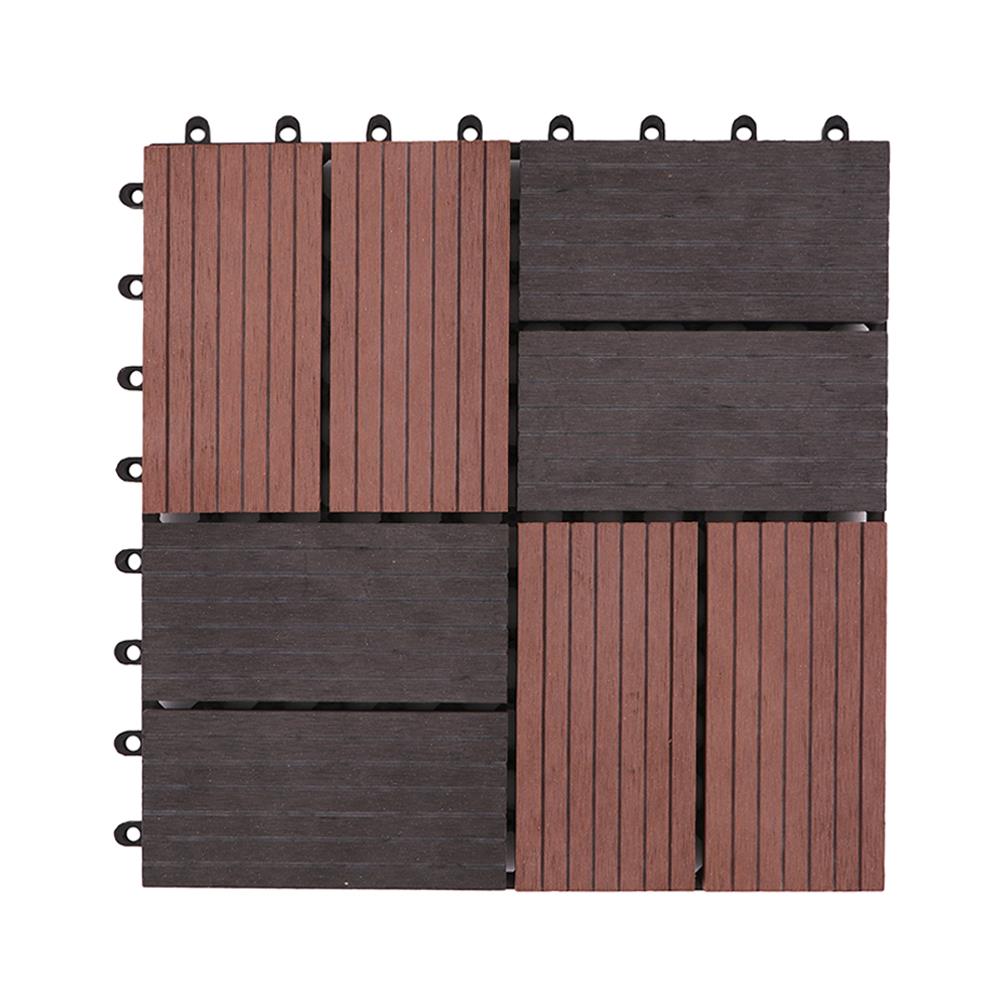 แผ่นทางเท้า SPRING WPC ลายสลับ 30x30 ซม.