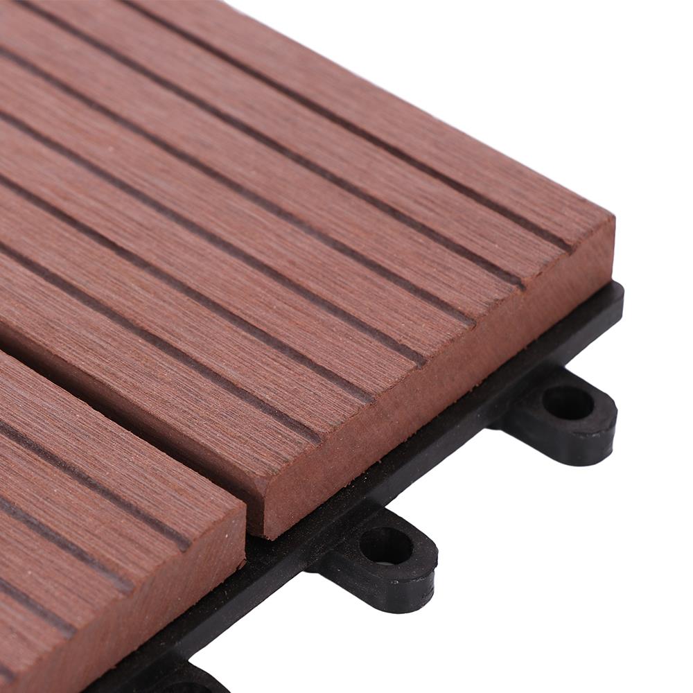 แผ่นทางเท้า SPRING WPC ลายสลับ 30x30 ซม.