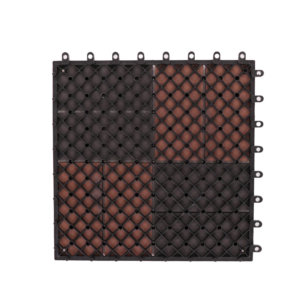 แผ่นทางเท้า SPRING WPC ลายสลับ 30x30 ซม.