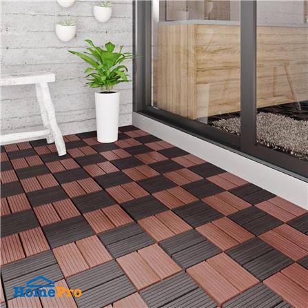 แผ่นทางเท้า SPRING WPC ลายสลับ 30x30 ซม._4