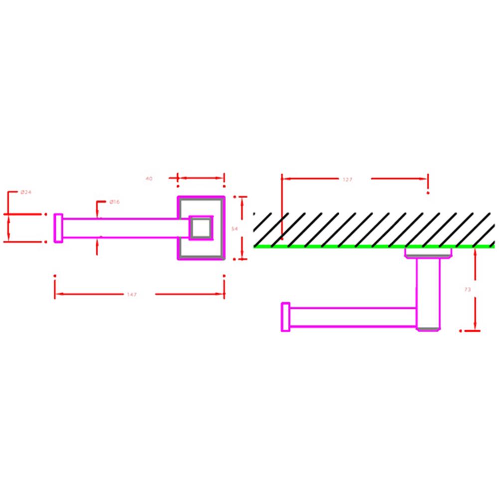 ที่ใส่กระดาษชำระ AMERICAN STANDARD K-2501-56-N สีโครม