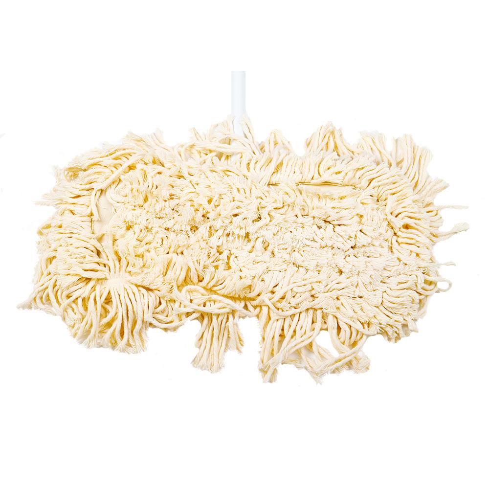 ไม้ม็อบคอตตอนดันฝุ่น BE MAN 18 นิ้ว สีขาว