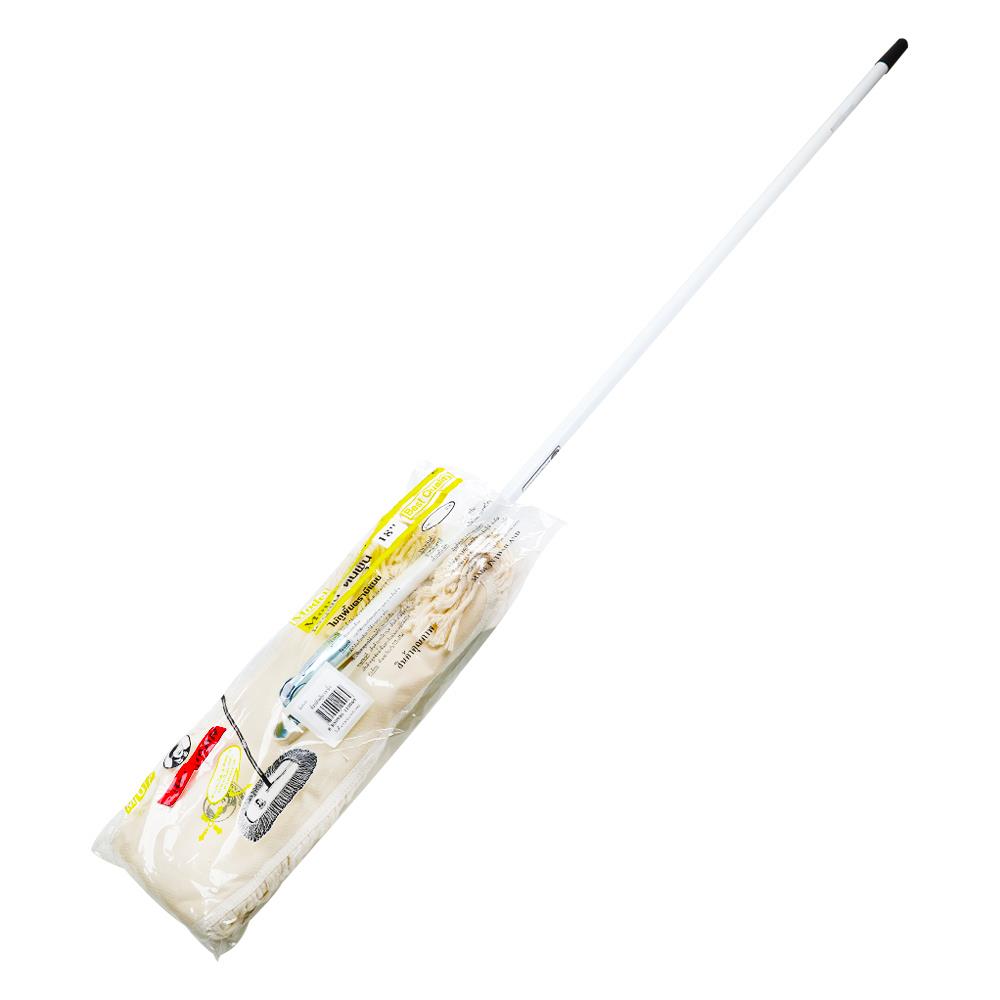 ไม้ม็อบคอตตอนดันฝุ่น BE MAN 18 นิ้ว สีขาว