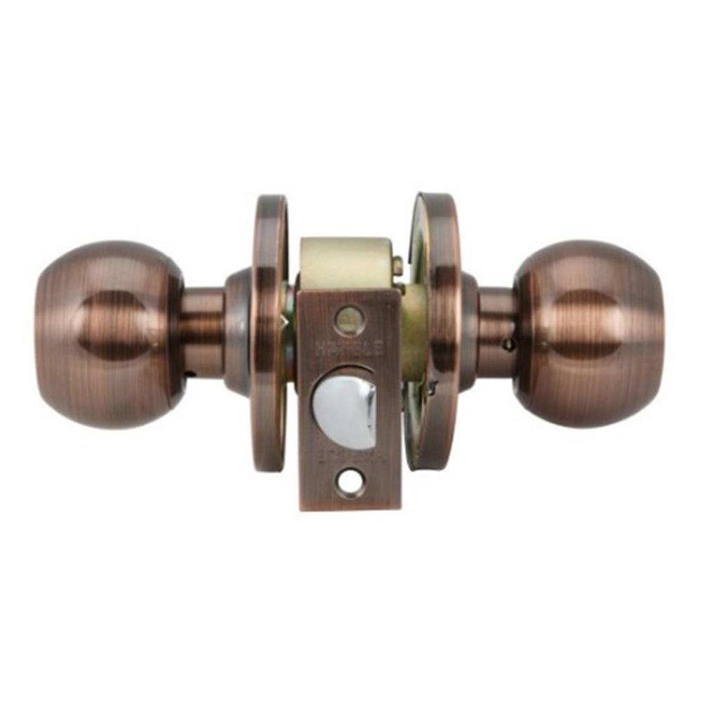 ลูกบิดห้องน้ำ หัวกลม HAFELE 489.10.387 สีทองแดงรมดำ