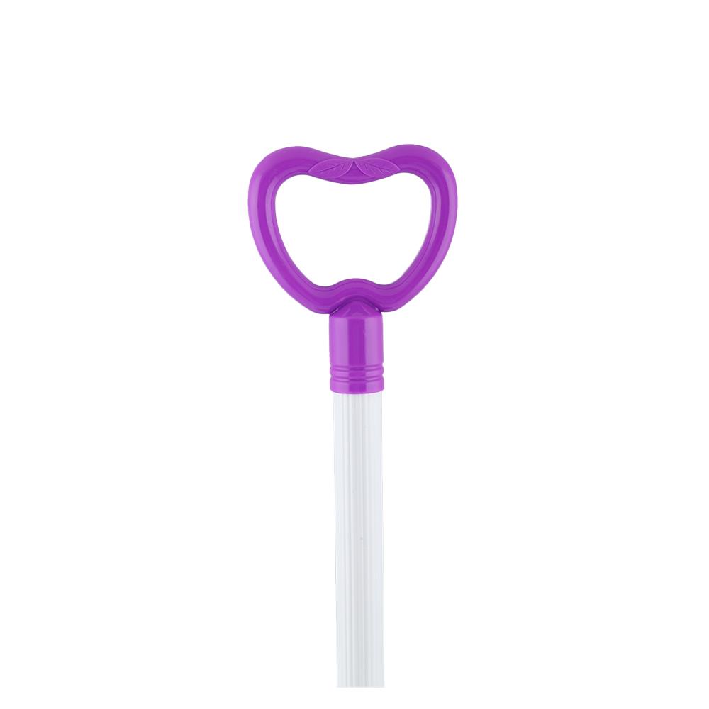 ที่โกยผงพลาสติกลายใบไม้ ด้ามยาว BE MAN 9 นิ้ว สีม่วง