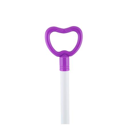 ที่โกยผงพลาสติกลายใบไม้ ด้ามยาว BE MAN 9 นิ้ว สีม่วง_2