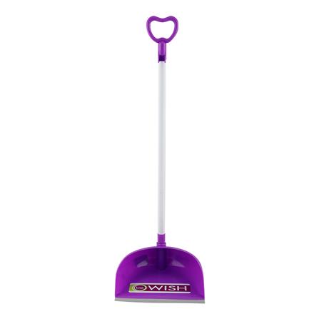 ชุดไม้กวาดไนลอนพร้อมที่โกยผง BE WISH 10 นิ้ว สีม่วง_2