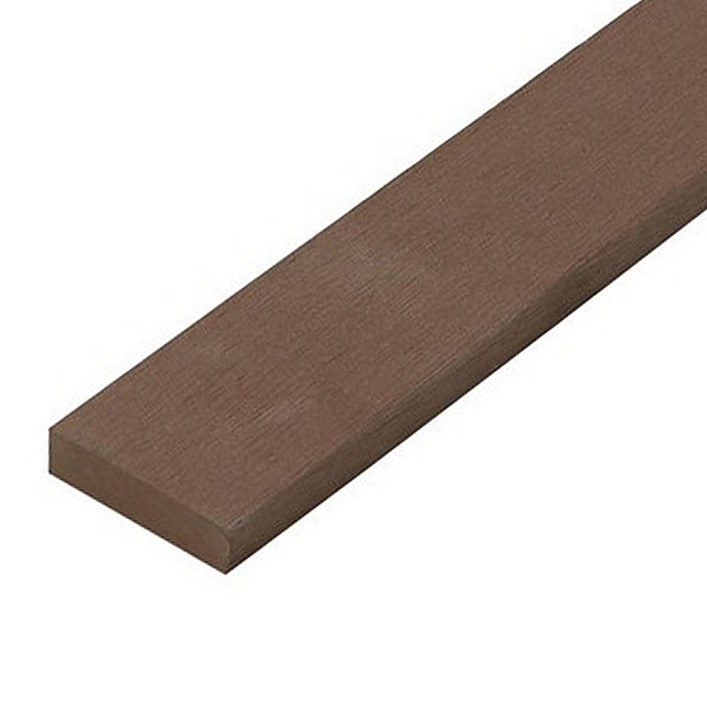ไม้ปิดขอบ THAISUN SWB31-1 1.5x5.5x220 ซม. สีน้ำตาลช็อกโกแลต