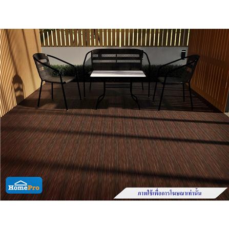 ไม้พื้นกลวง THAISUN SWB03 2.5x13.5x240 ซม. สีน้ำตาลช็อกโกแลต_3