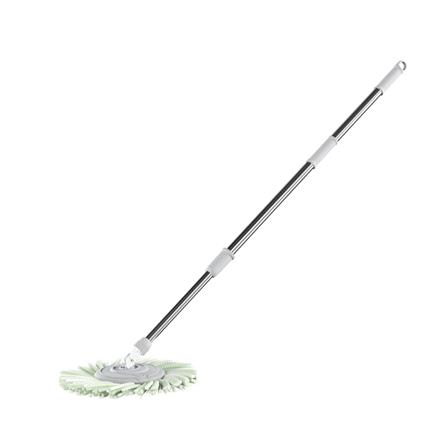 ชุดด้ามไม้ม็อบไมโครไฟเบอร์ทรงกลม POWER GREEN MS 1002 12 นิ้ว สีเทา_1