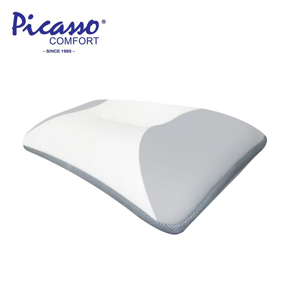 หมอนสุขภาพ เมมโมรี่โฟม PICASSO POSEPEDIC 14x24 สีเทา