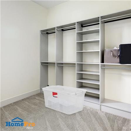 กล่องเก็บของ มีล้อ ฝาล็อค STACKO 2555 35.5 ลิตร สีขาว_3