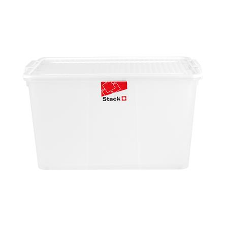 กล่องเก็บของ มีล้อ ฝาล็อค STACKO 2556 66 ลิตร สีขาว_1