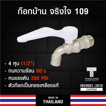 ก๊อกบอลจริงใจ ANA 1/2 นิ้ว สีขาว_1