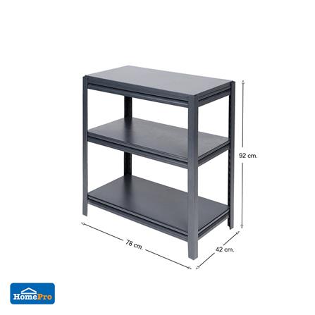 ชั้นวางของ 3 ชั้น FURDINI ZIR สีดำ_5