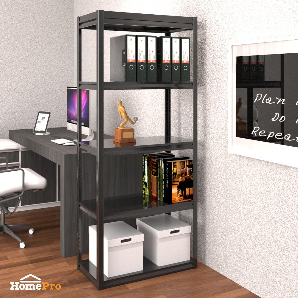 ชั้นวางของ 5 ชั้น FURDINI ZIR สีดำ