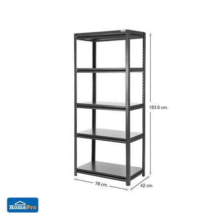 ชั้นวางของ 5 ชั้น FURDINI ZIR สีดำ_6