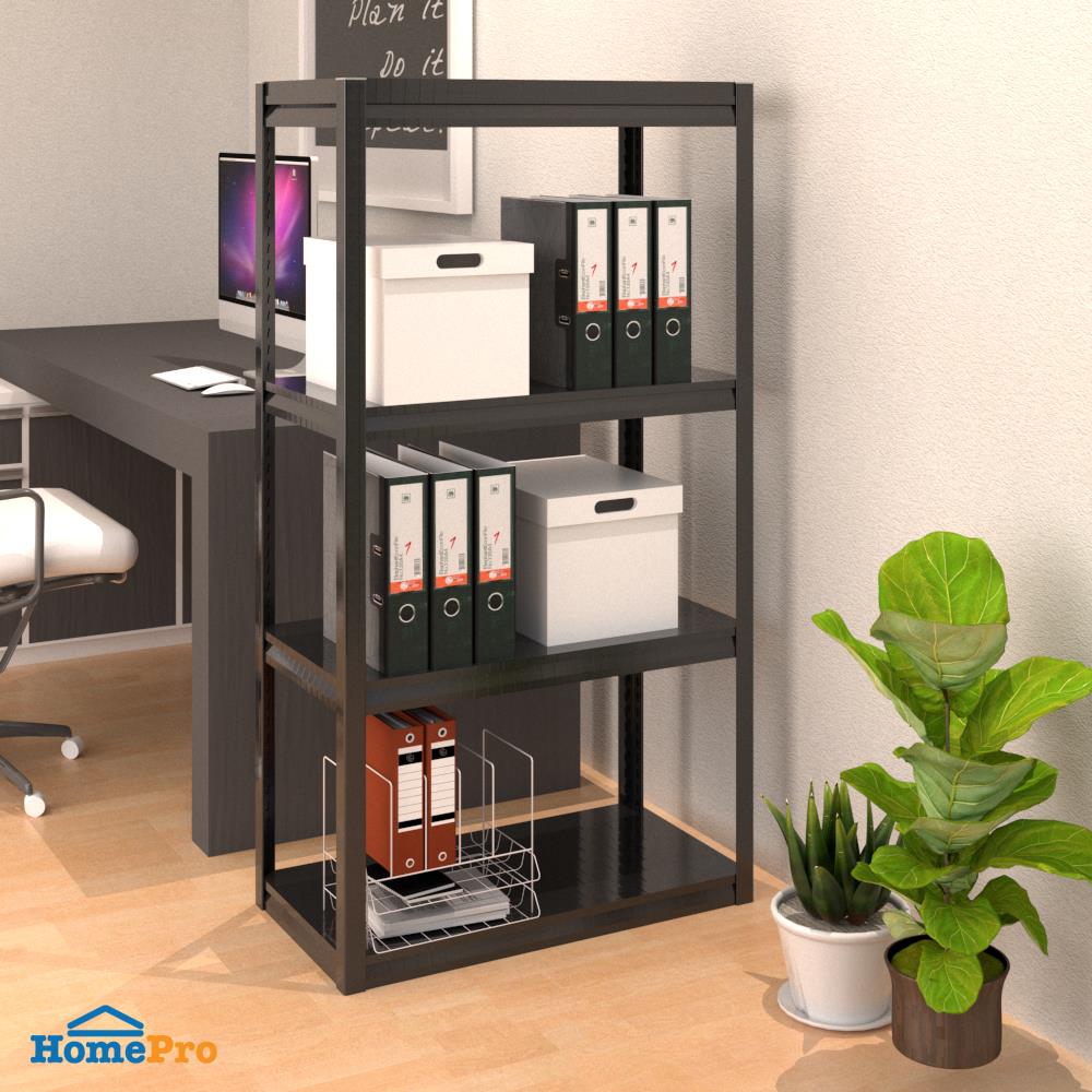 ชั้นวางของ 4 ชั้น FURDINI ZIR สีดำ