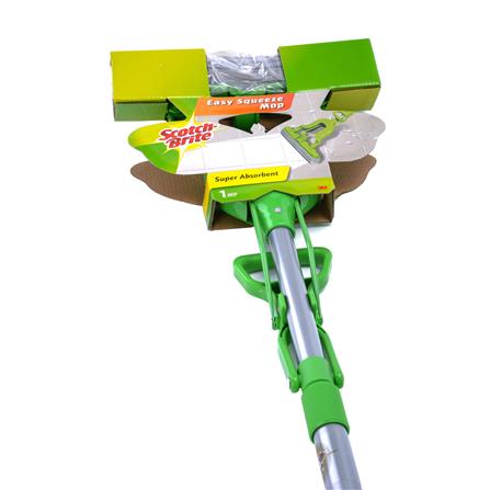 ไม้ม็อบฟองน้ำ PVA SCOTCH-BRITE 11 นิ้ว สีเขียว_1