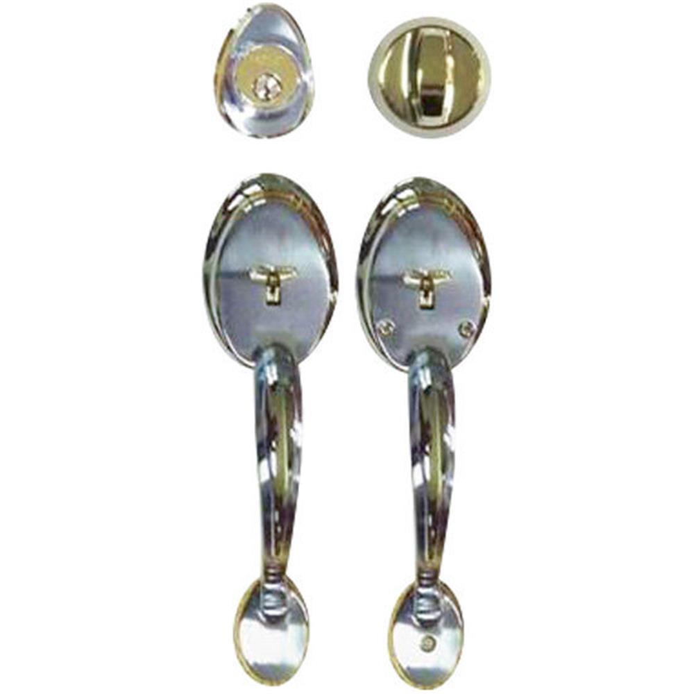 มือจับประตูใหญ่ SOLO 8251 สีทองเงา/เงินด้าน