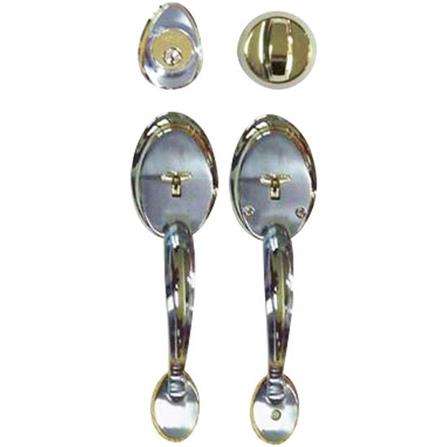 มือจับประตูใหญ่ SOLO 8251 สีทองเงา/เงินด้าน