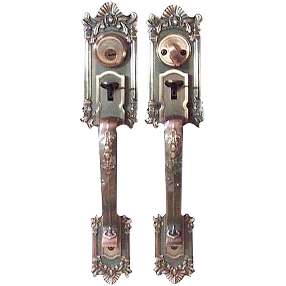 มือจับประตูใหญ่ SOLO 9161 สีทองแดงรมดำ