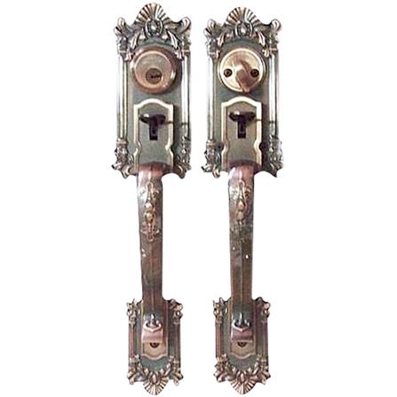 มือจับประตูใหญ่ SOLO 9161 สีทองแดงรมดำ