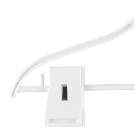 ไม้แขวนเสื้อมีหนีบ H-051AA SL ขาว PLIM_2