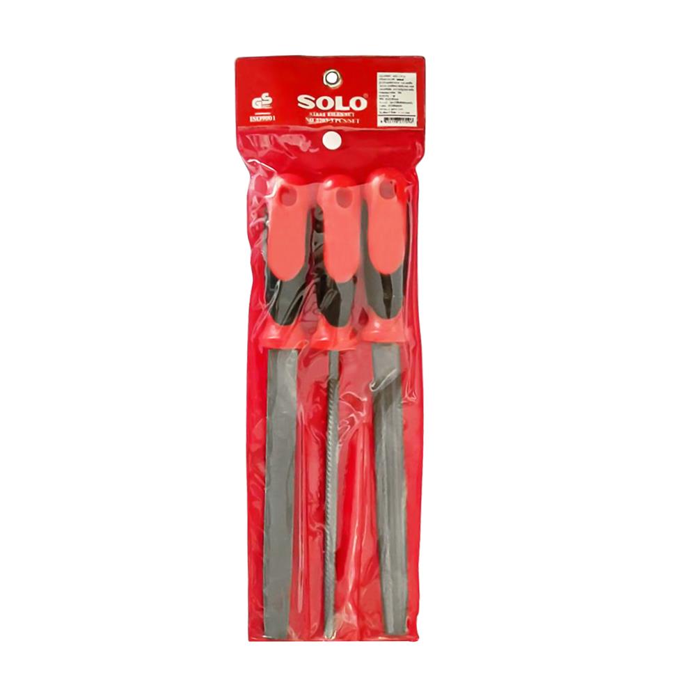 ตะไบเหล็ก SOLO 2203 3 ชิ้น/ชุด
