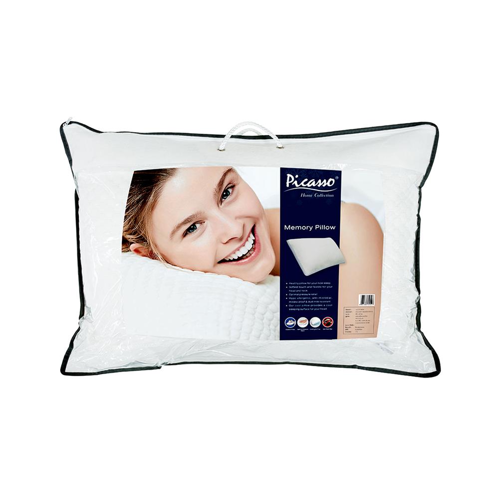 หมอนสุขภาพ เมมโมรี่โฟม PICASSO MEMORY FOAM 16x24 นิ้ว