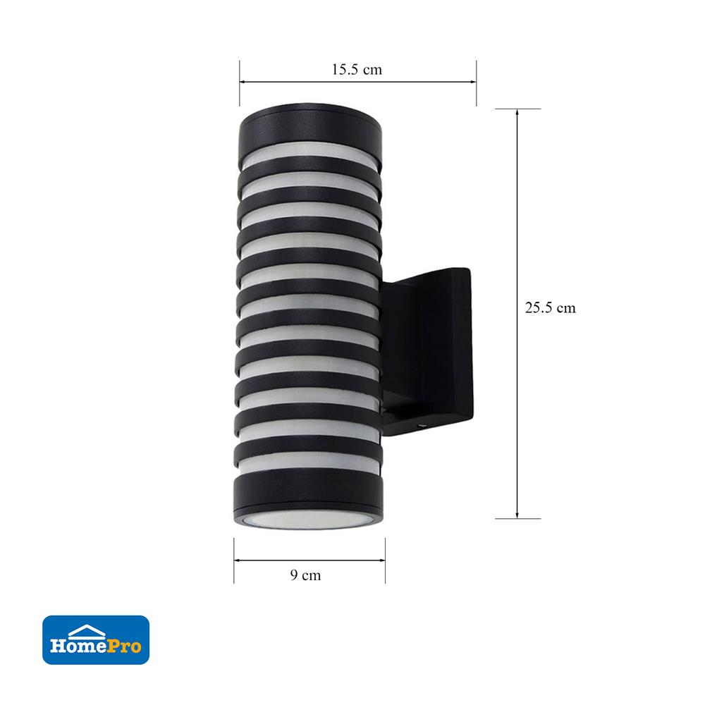 ไฟกิ่งภายนอก CARINI BO-G3107/2 สีดำ