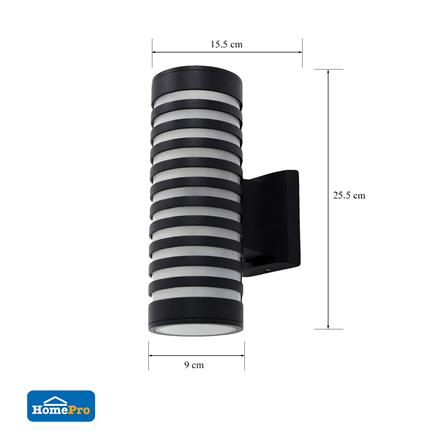 ไฟกิ่งภายนอก CARINI BO-G3107/2 สีดำ_6