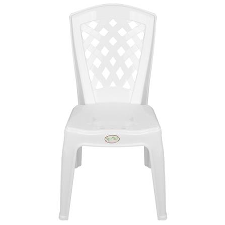 เก้าอี้พลาสติก SPRING CC07 สีขาว_1