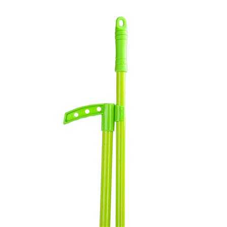 ชุดไม้กวาดพร้อมที่โกยผงขอบยาง ACCO YJ-1849 10 นิ้ว สีเขียว_4