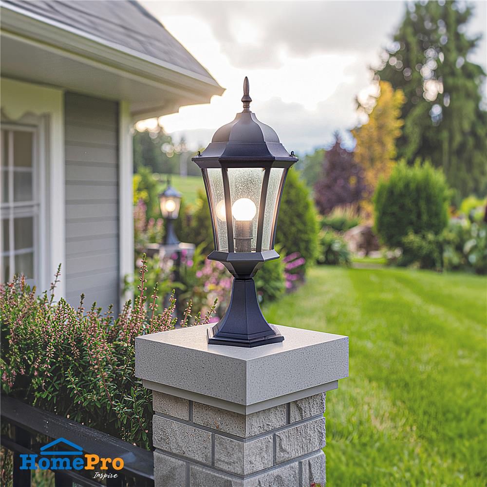 ไฟหัวเสา CARINI 120M/S สีดำ