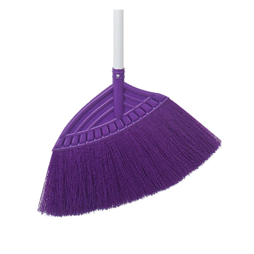 ไม้กวาดพลาสติก BE MAN สีม่วง