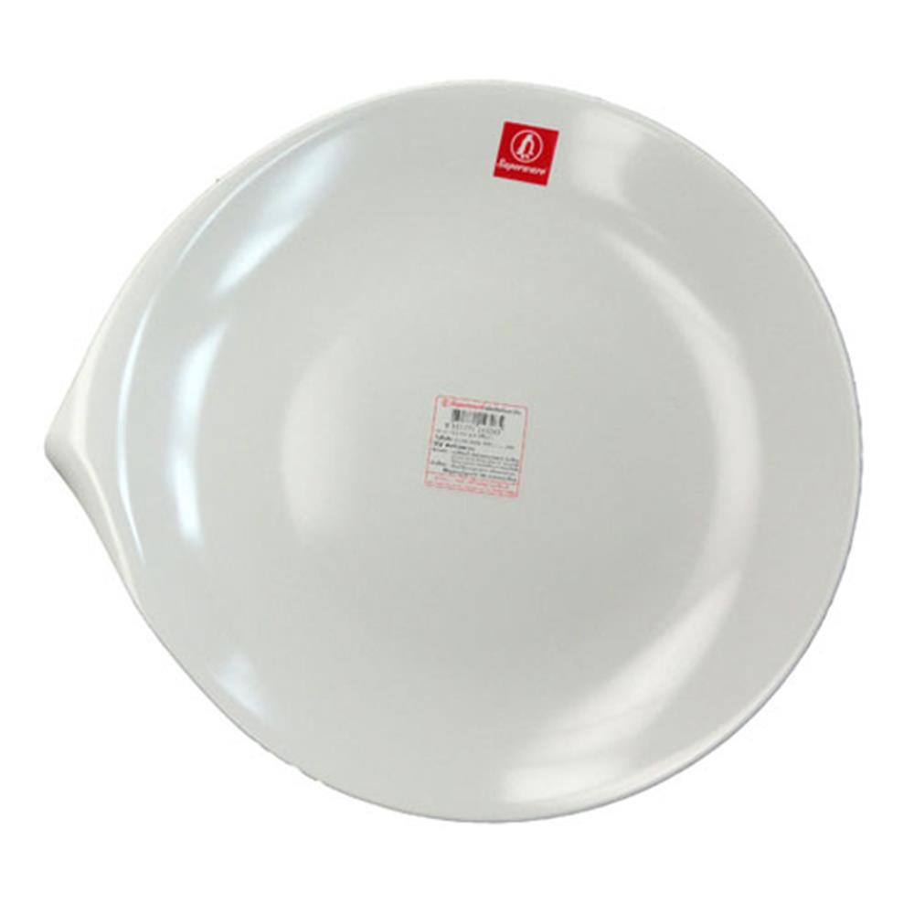 จานเมลามีนตื้น 8.5" SUPERWARE CURVY