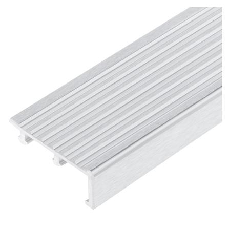 จมูกบันไดอะลูมิเนียม DP NAC 50 1.2ม. สีเงินปัดลาย_0