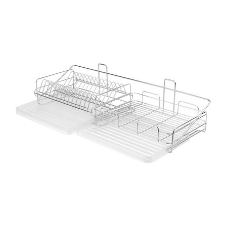 ชั้นคว่ำจานติดผนังสเตนเลส66cmมีถาด KECH_3