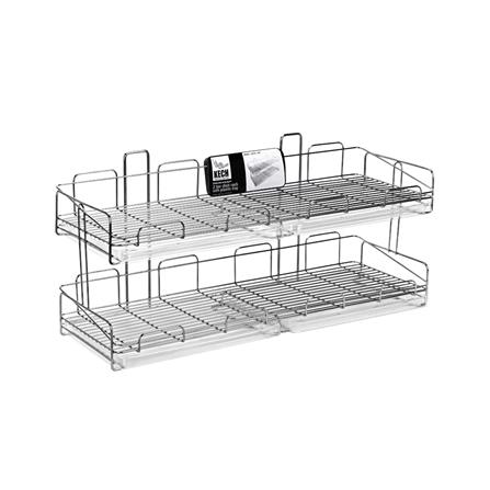 ชั้นคว่ำจานติดผนังสเตนเลส64cm2ชั้นKECH_2