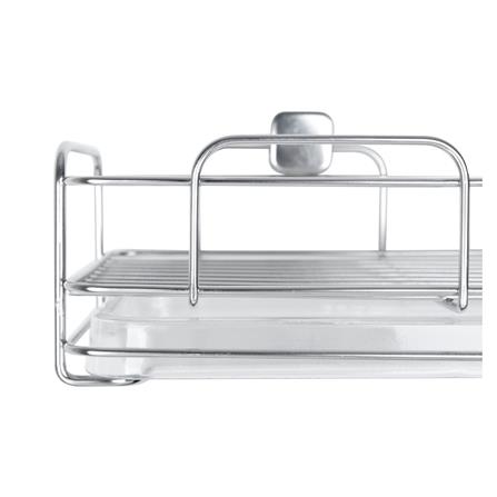 ชั้นแขวนสเตนเลสพร้อมถาด1ชั้นKECH-014_3