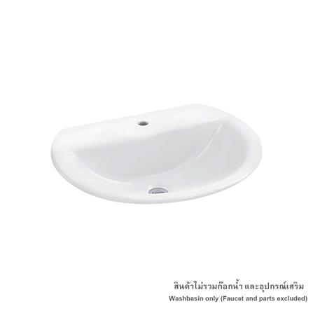 อ่างล้างหน้าฝังบนเคาน์เตอร์ AMERICAN STANDARD TF-0452-WT สีขาว