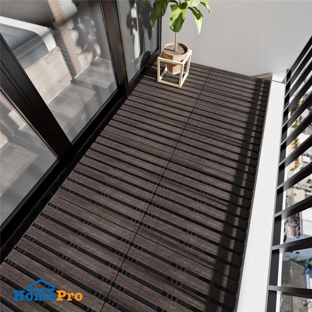 ทางเท้าไม้แคมบัสทำสี SPRING 50x50 ซม.