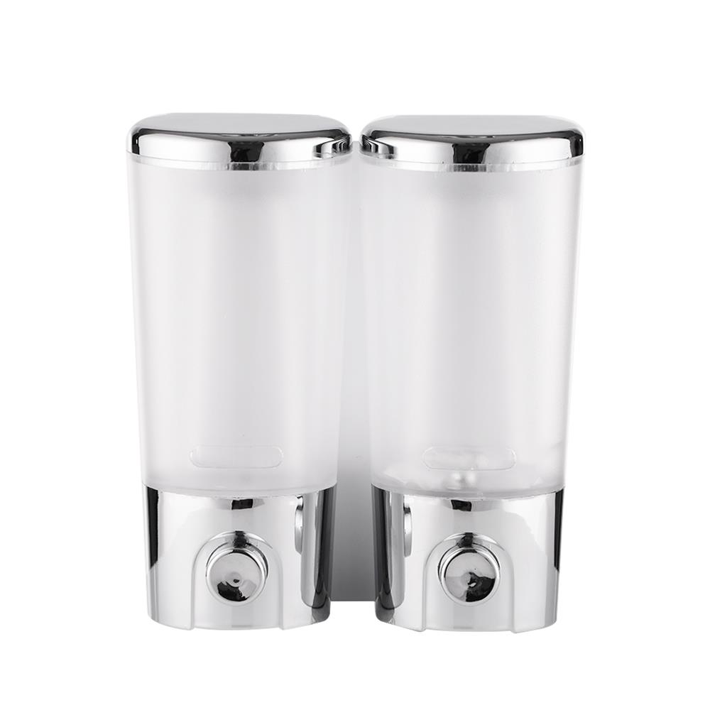 ที่กดสบู่ 2 ช่อง MOYA TG111C-2 สีใส-โครม