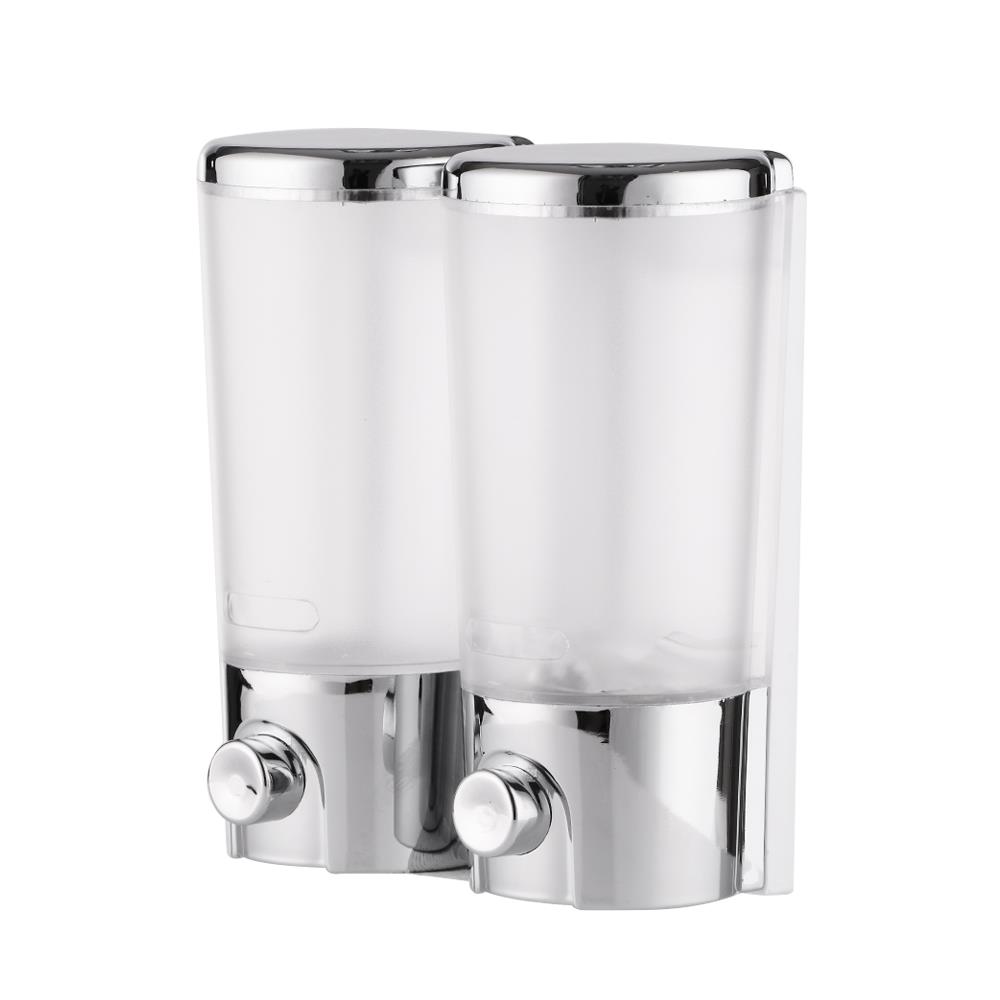 ที่กดสบู่ 2 ช่อง MOYA TG111C-2 สีใส-โครม